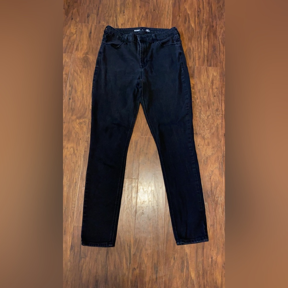 Old Navy Black Skinny Jeans 12 Tall
